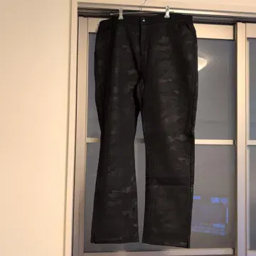 블랙 카모 패턴 남성용 캐주얼 팬츠