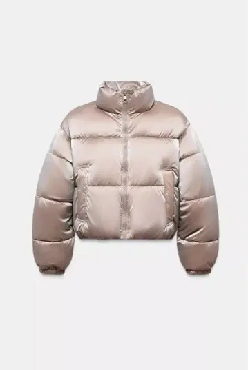 [ 새상품 ] ZARA 샤이니 발수 가공 윈드브레이커 아노락 사이즈 L