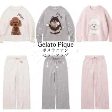 즉시 구매 가능 완판템 초 레어 젤라또피케 포메라니안 자카드 셋업