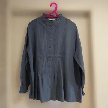 사만사 모스모스 핀턱 블라우스