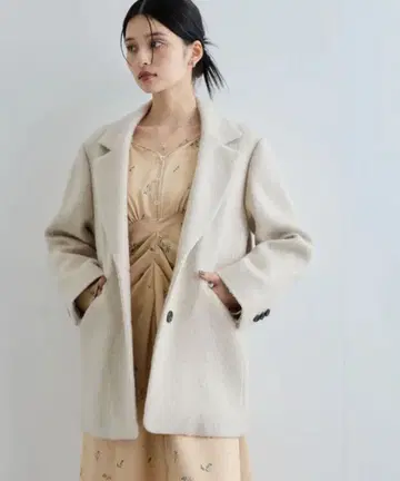 VIS 샤기 재킷 베이지