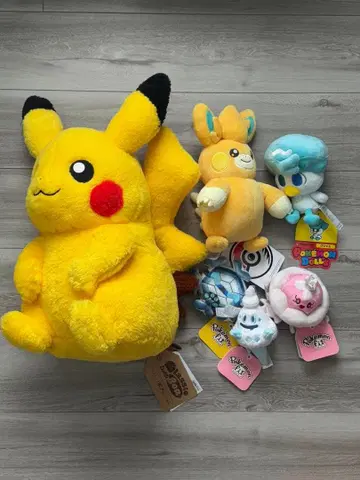 포켓몬 봉제 인형 세트 클래식 보아 쿠와레스 피카츄 파모트