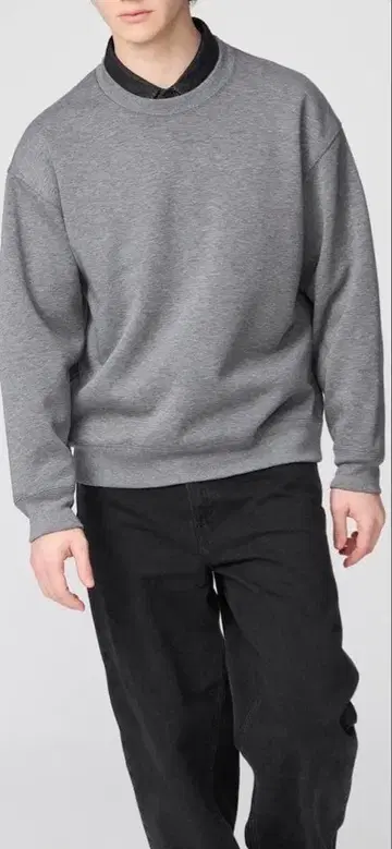 유니클로 오버 사이즈 스웨트 셔츠 XL