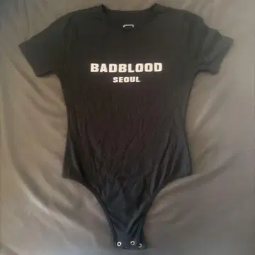 한국 BADBLOOD 블랙 바디수트