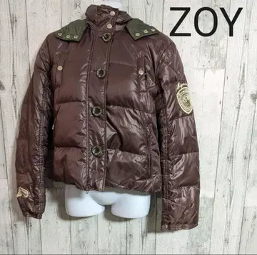 ZOY 퍼플 와펜 다운 자켓 40