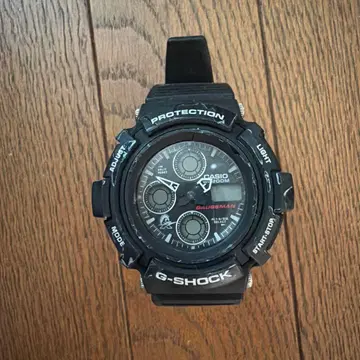 CASIO G-SHOCK 블랙 손목시계 가우스맨