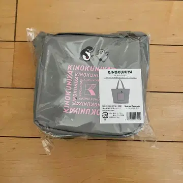 키노쿠니야 Suica 펭귄 접이식 보냉백 그레이 에코백