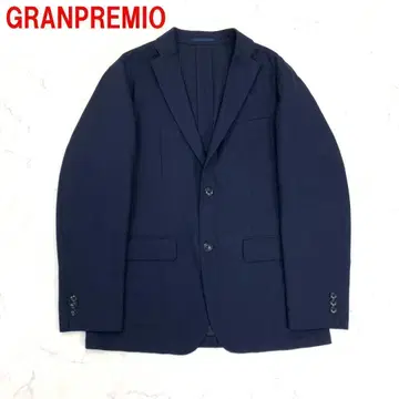 A5831 그랑프레미오 테일러드 자켓 안감 없음 얇은 소재 네이비 L