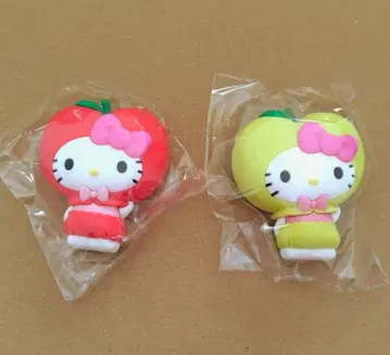 산리오 시크릿 마그넷 후르츠 헬로키티 2개 세트