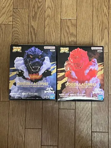 도호 괴수 시리즈 진좌수 EX 고질라 (1995) 피규어 2종