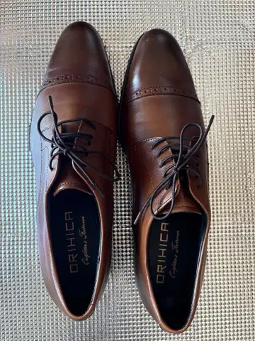 오리히카 가죽 신발 26.0cm 브라운