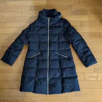 [클리닝 완료] 네이비 롱 다운 코트 여성용 L 사이즈