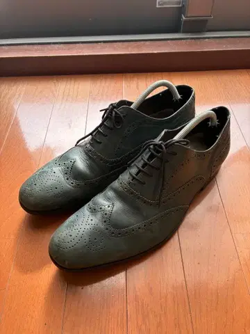 클락스 30cm 그린 드레스 슈즈