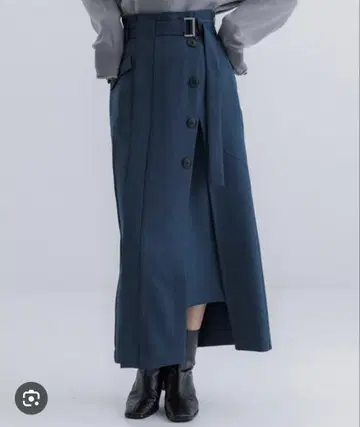 [ 새상품 택 포함 ] 유나이티드 도쿄 슬릿 롱 타이트 스커트