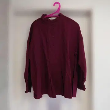 사만사 모스모스 핀턱 블라우스