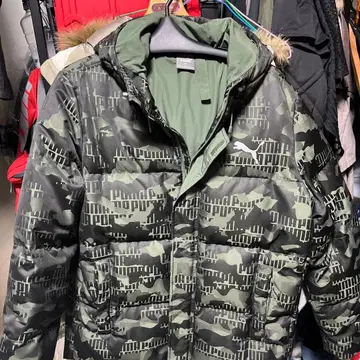 Puma 카모플라쥬 다운 자켓