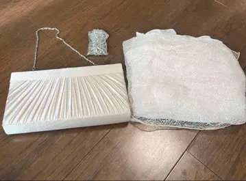 플리츠 디자인 파티 백과 숄 세트