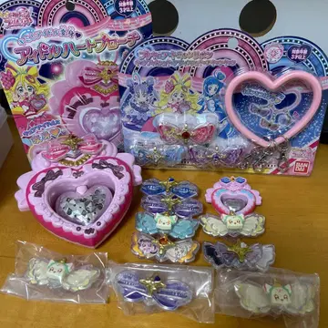 너와 아이돌 프리큐어 아이돌 하트 브로치 키라룬 리본 묶음 판매