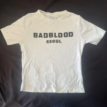 한국 BADBLOOD SEOUL 티셔츠 화이트