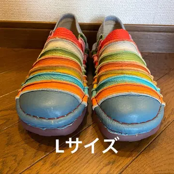 박스 포함 Estacion 멀티 컬러 슬립온 L 사이즈