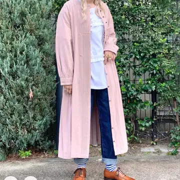 bulle de savon 핀턱 단추 벨트 원피스