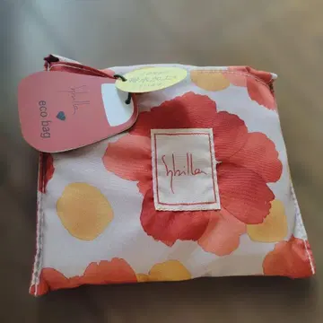 시빌라 에코백 꽃무늬 발수 가공 빅사이즈 미사용 택 포함 새상품