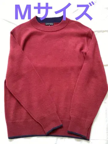 스탠리 블래커 크루넥 스웨터 크림슨 M 사이즈