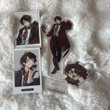 니지산지 사에구사 아키나 탐정과 조수 아크릴 스탠드 폴라로이드