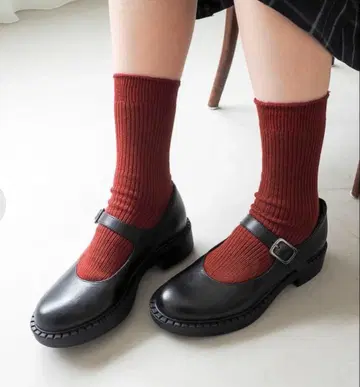 키다리 아저씨 메리 제인 슈즈 통굽