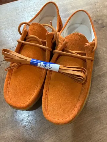 라스트 리조트 AB VM006 오렌지 스웨이드 모카신