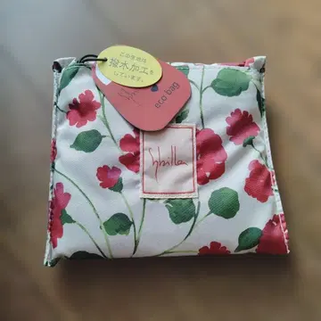 시빌라 에코백 꽃무늬 발수 가공 빅사이즈 미사용 택 포함 새상품