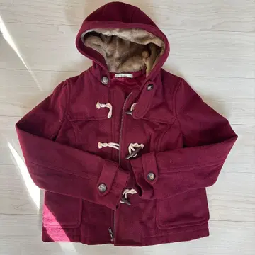 OLIVE des 살 버건디 더플 코트 M