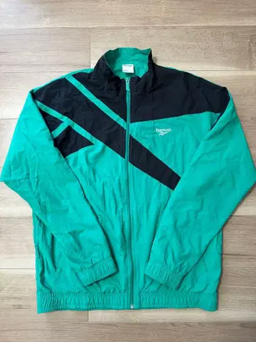 리복 클래식 나일론 자켓 2XO 그린/블랙