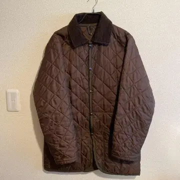 LAVENHAM 브라운 퀼팅 자켓