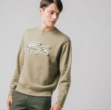LACOSTE 빅 락 엠블럼 크루넥 맨투맨 L 사이즈