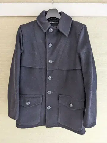 Journal standard 울 코트 네이비