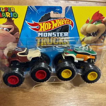 Hot Wheels Monster Trucks 돈키, 쿠파 2대 세트