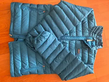 patagonia 다운 자켓 어린이용 XL 파랑