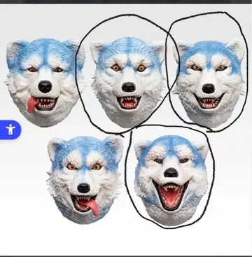 즉시 발송 제일복권 MAN WITH A MISSION H상 페이스 마그넷