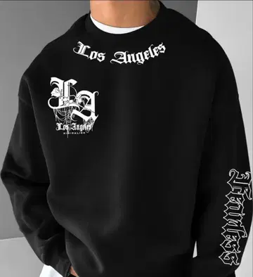 LA 프린트 로고 T셔츠 사이즈 L