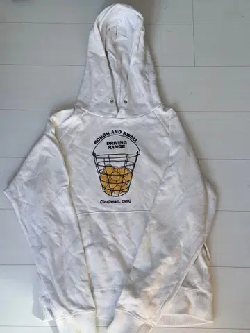 Rough &swell 후드 부착 맨투맨 M