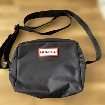 HUNTER 블랙 숄더백
