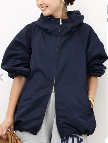 Deuxieme Classe 나일론 풀 집업 블루종 네이비