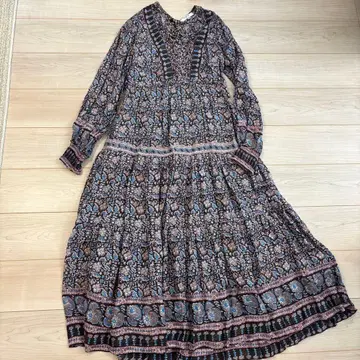 새상품 SEA New York 플라워 프린트 롱 원피스 MS