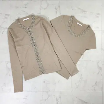 ANAYI 비쥬 앙상블 가디건 베이지 사이즈 38*LD893