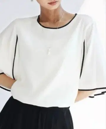 [ FENNEL ] 드레이프 슬리브 블라우스 9호 야마다야