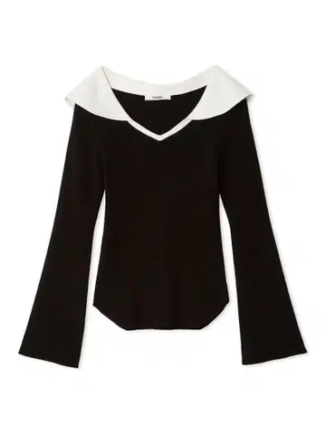 완판템 스나이델 오프숄더 카라 니트 풀오버 SWNT254239