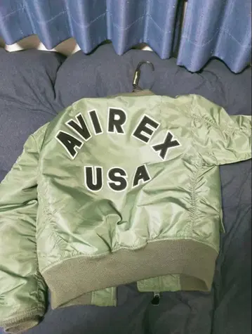 AVIREX MA-1 플라이트 자켓 올리브 그린