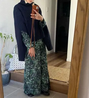 르쉘블루 LE CIEL BLEU Peeked Sleeve Knit