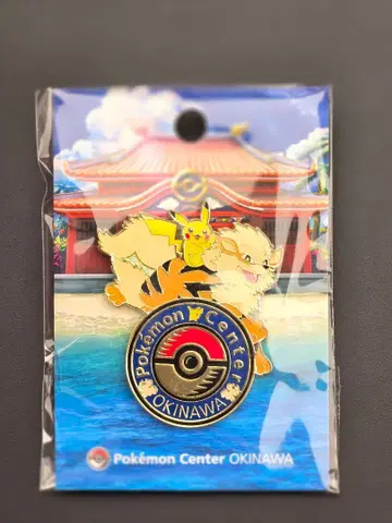 포켓몬 센터 오키나와 로고 핀즈 새상품 익명 핀 배지